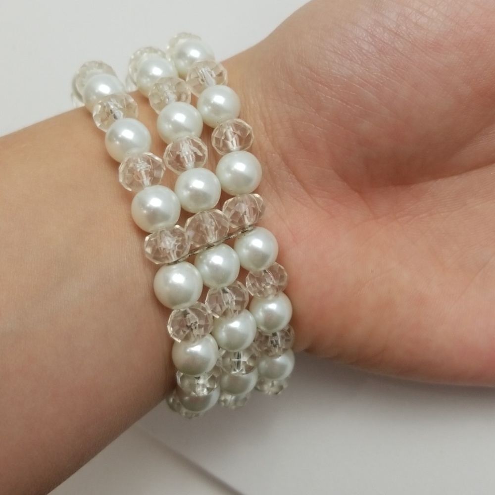 Pearl bead bracelet - Picture 2 of 4